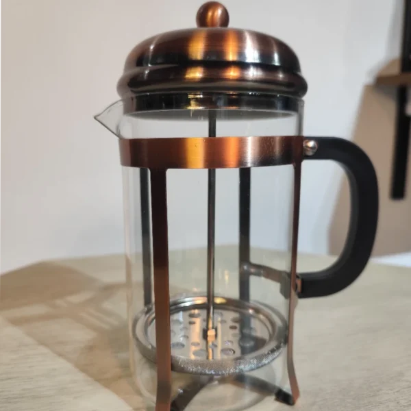 cafetera prensa francesa de bronce 800ml