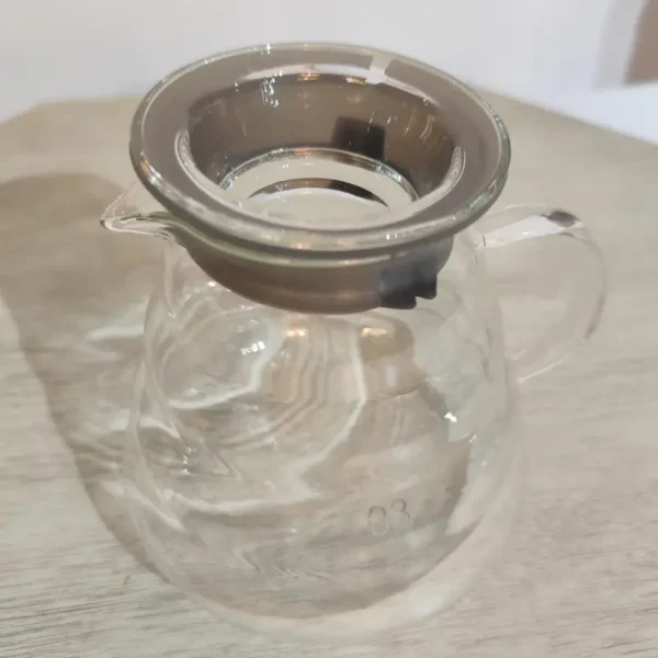 Server de café en vidrio de 700 ml