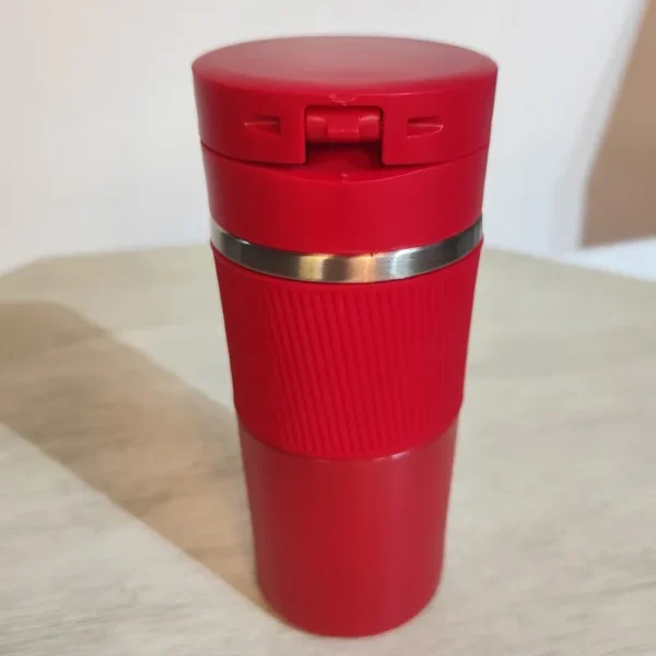 Termo de acero inoxidable, mantiene la temperatura, para café. De 380 ml