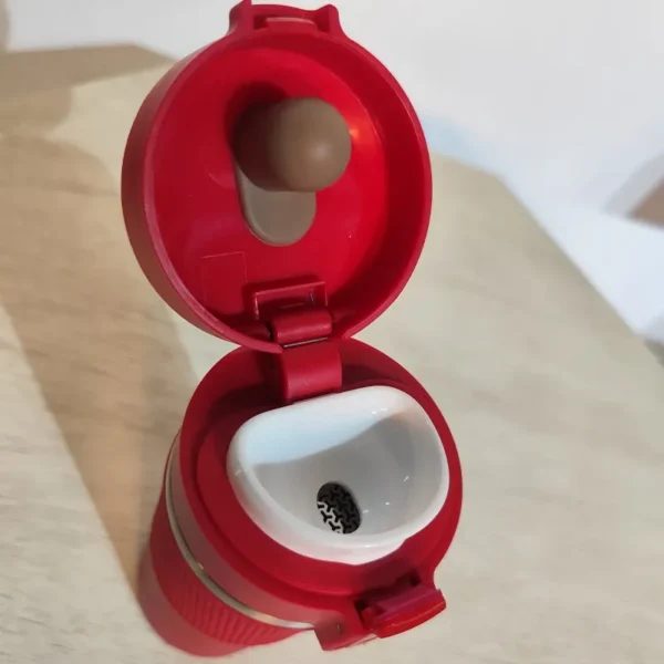 Termo de acero inoxidable, mantiene la temperatura, para café. De 380 ml